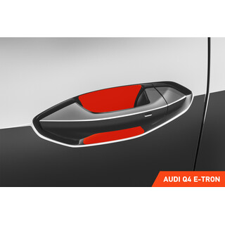 Auto Türgriffmulden Schutzfolie Audi Q4 Sportback e-tron I 2021 - 2022 im 4er Set