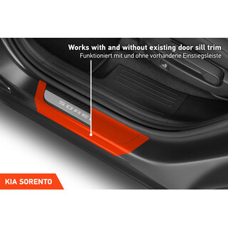 Einstiegsleisten Schutz fr Kia Sorento 4 (IV) MQ4 I 2020 - 2025 im 4er Set