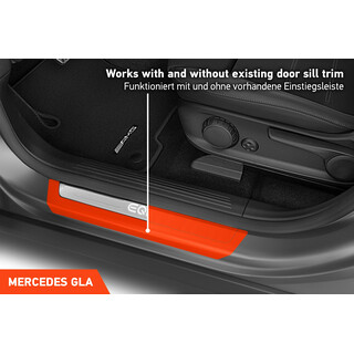 Einstiegsleisten Schutz Mercedes Benz GLA 2 (II) H247 I 2020 - 2023 im 4er Set