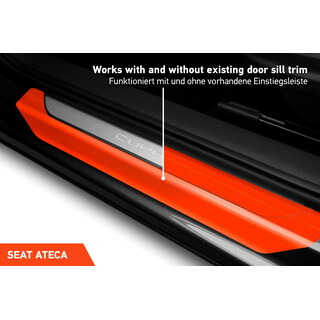 Einstiegsleisten Schutz Seat Ateca 1 (I) KH7 I 2016 - 2023 im 4er Set