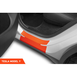 Einstiegsleisten Schutz fr Tesla Model Y I 2020 - 2025 im 4er Set