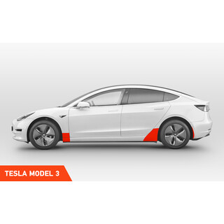 Radlaufschutzfolie Transparent Tesla Model 3 I 2017 - 2022