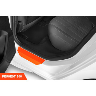 Einstiegsleisten Schutz fr Peugeot 308 III P51 I 2021 - 2025 im 4er Set