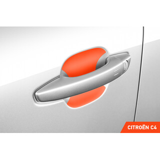 Auto Türgriffmulden Schutzfolie Citroën C4 3 (III) I 2020 - 2022 im 4er Set