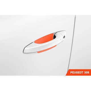 Auto Türgriffmulden Schutzfolie Peugeot 308 III P51 I 2021 - 2022 im 4er Set