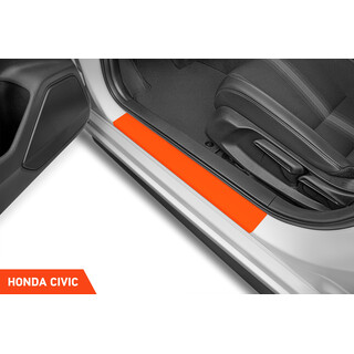 Einstiegsleisten Schutz fr Honda Civic Schrgheck 11 (XI) I 2021 - 2025 im 4er Set