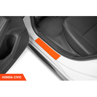 Einstiegsleisten Schutz fr Honda Civic Schrgheck 11 (XI) I 2021 - 2025 im 4er Set
