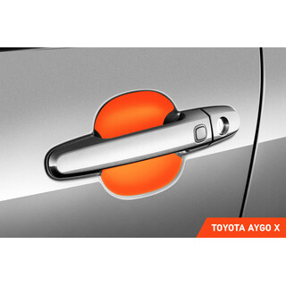 Auto Türgriffmulden Schutzfolie Toyota Aygo X 3 (III) I 2022 - 2022 im 4er Set