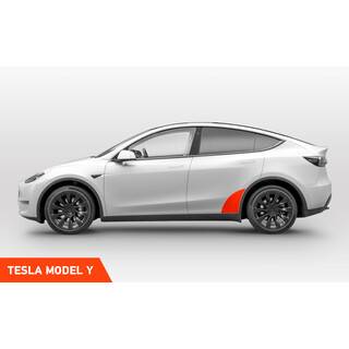 Radlaufschutzfolie Transparent Tesla Model Y I 2020 - 2022