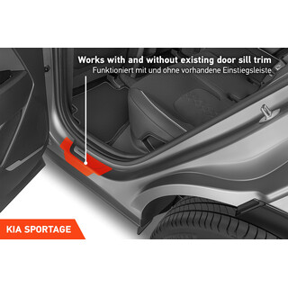 Einstiegsleisten Schutz fr Kia Sportage 5 (V) NQ5 I 2021 - 2025 im 4er Set