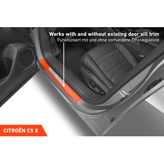 Einstiegsleisten Schutz fr Citron C5 X I 2022 - 2025 im 4er Set