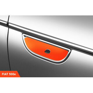 Auto Türgriffmulden Schutzfolie Fiat 500e 332 I 2020 - 2023 im 2er Set