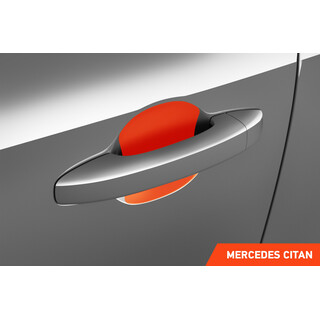 Auto Türgriffmulden Schutzfolie für Citan W420 I 2021 - 2024 im 4er Set