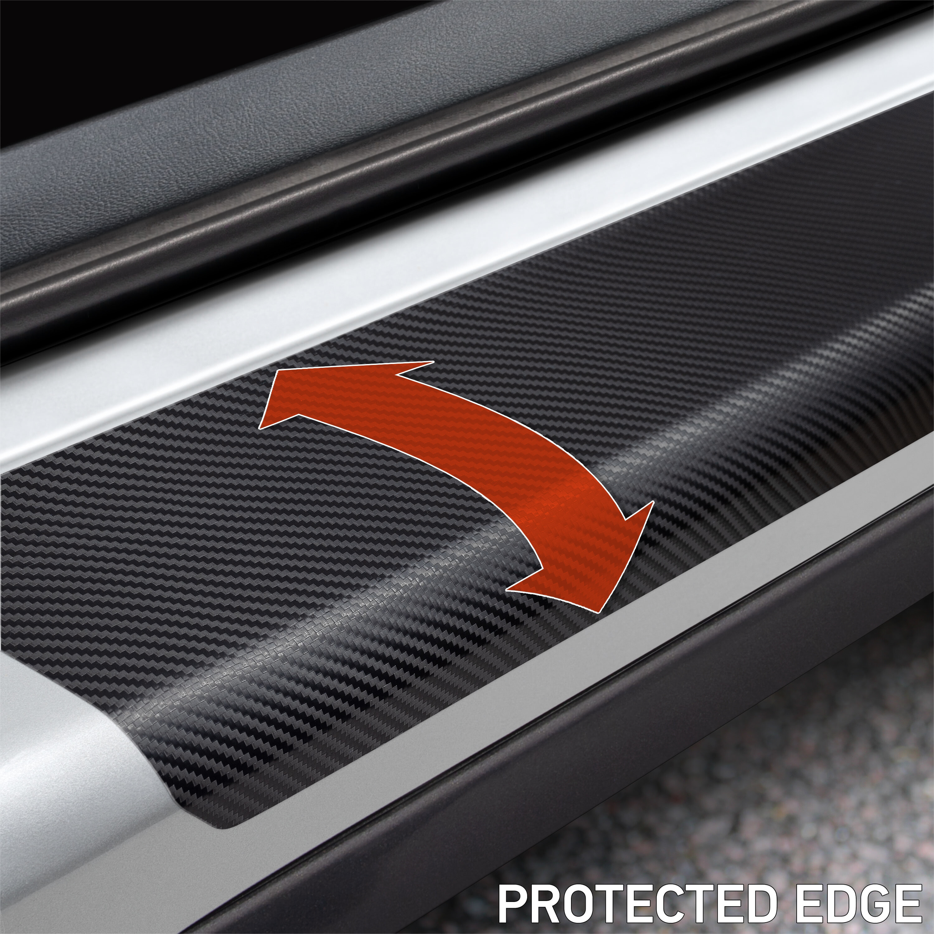 4 Stück Auto Einstiegsleisten Schutzfolie, für MG Morris Garages  Türschwelle Lackschutz Kohlefaser Aufkleber Kantenschutz Styling :  : Auto & Motorrad