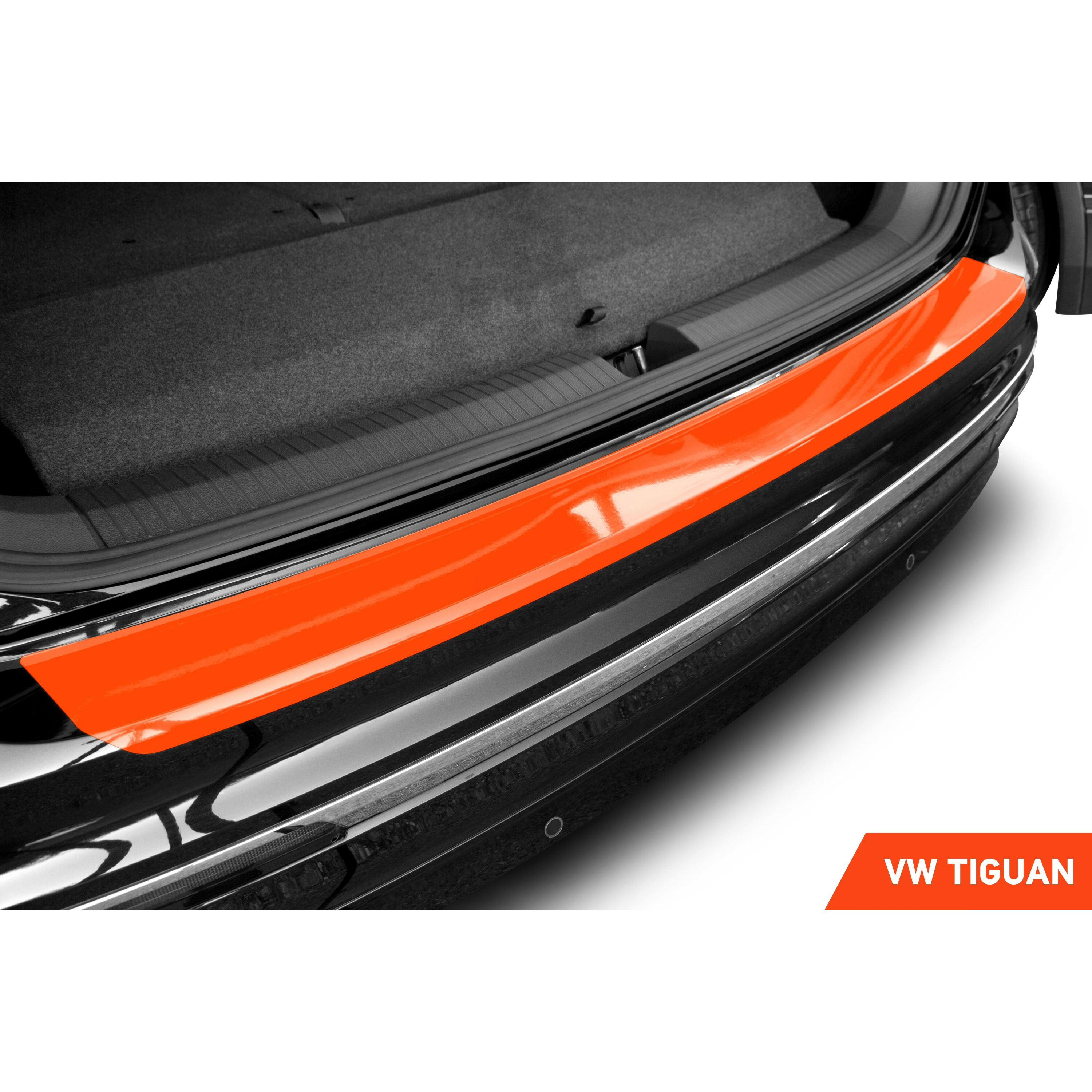 Edelstahl Ladekantenschutz für VW Tiguan 2 und Allspace 5 Jahre Garantie  2016